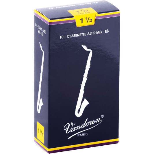 Vandoren Traditional Eb Alto Clarinet Reed 1.5 | Single Reed