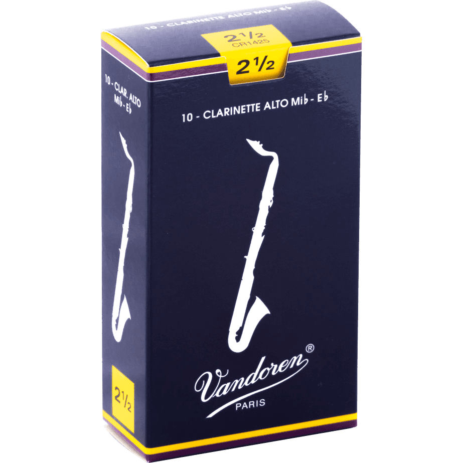 ​Vandoren Traditional Eb Alto Clarinet Reed 2.5 | Single Reed