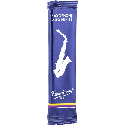 Vandoren Traditional SR2125 Alto Saxophone Reed | Strength 2.5 | Single Reed