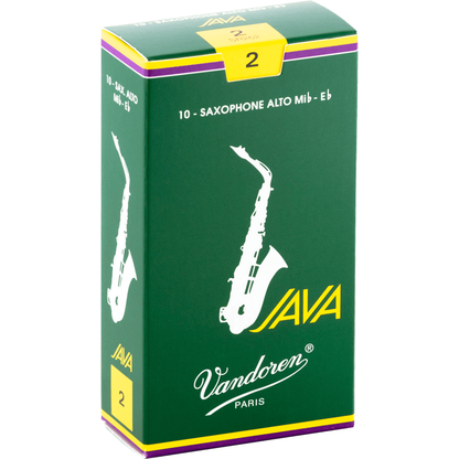 Vandoren 2 Java Alt Saxophone Reed Eb | Single Reed