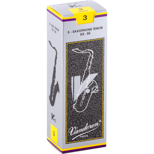 Vandoren V12 Tenor Saxophone Reed Bb | Force 3 | Single Reed