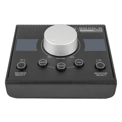 Mackie Big Knob Passive 2x2 Studio Monitor Controller | Passive Monitor Controller | 2 Selectable Stereo Inputs | 2 Selectable Stereo Outputs | Mono/Mute/Dim Buttons