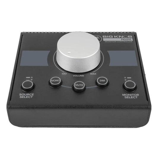 Mackie Big Knob Passive 2x2 Studio Monitor Controller | Passive Monitor Controller | 2 Selectable Stereo Inputs | 2 Selectable Stereo Outputs | Mono/Mute/Dim Buttons