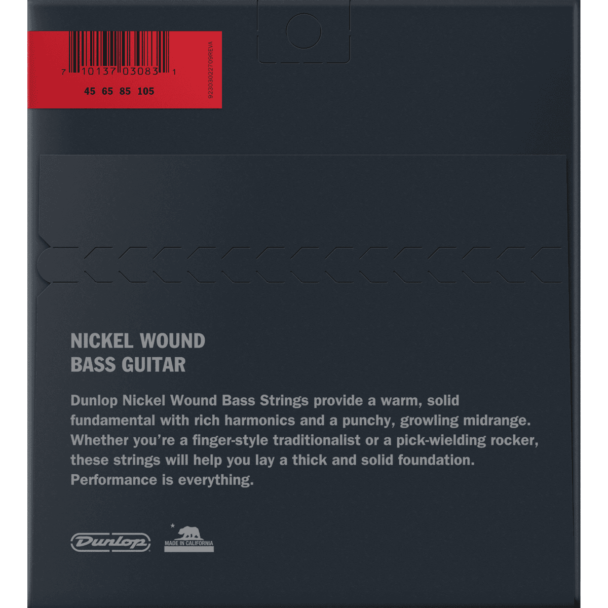 Dunlop 45-105 Electric Bass Guitar Strings | Nickel Wound