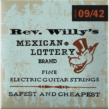 Rev. Willy's Lottery - Medium Light 9-42 Electric guitar strings | Dunlop | CDU RWN0942