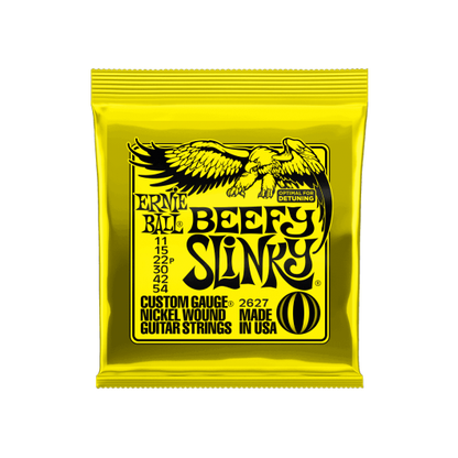 Ernie Ball Beefy Slinky 2627 Guitar Strings | 11 - 54 | Nickel Wound