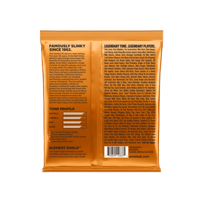 Ernie Ball Hybrid Slinky 2833 Bass Strings | 45 - 105 | Roundwound