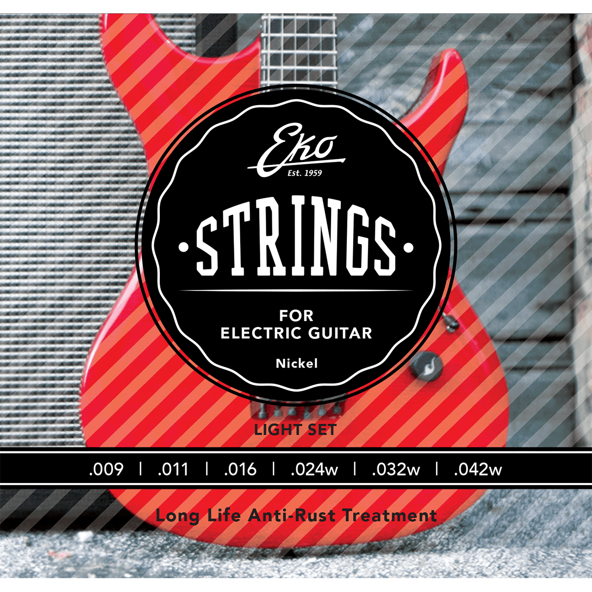 EKO Electric Guitar Strings Set | .009 - .042 | Nickel Extra Light