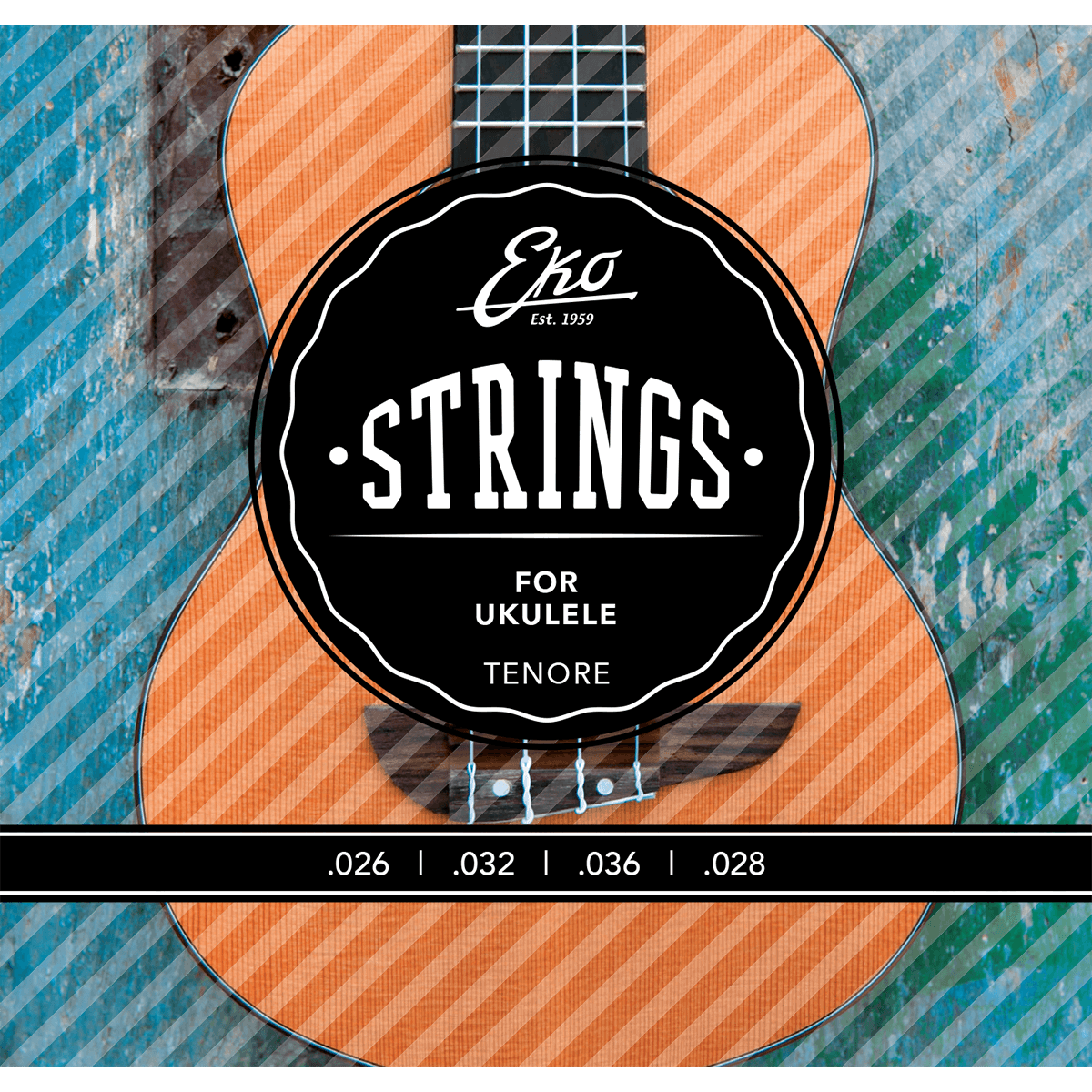 Eko | Strings Set for Tenor Ukulele | Medium | 4 Strings | CEK UKTENORM