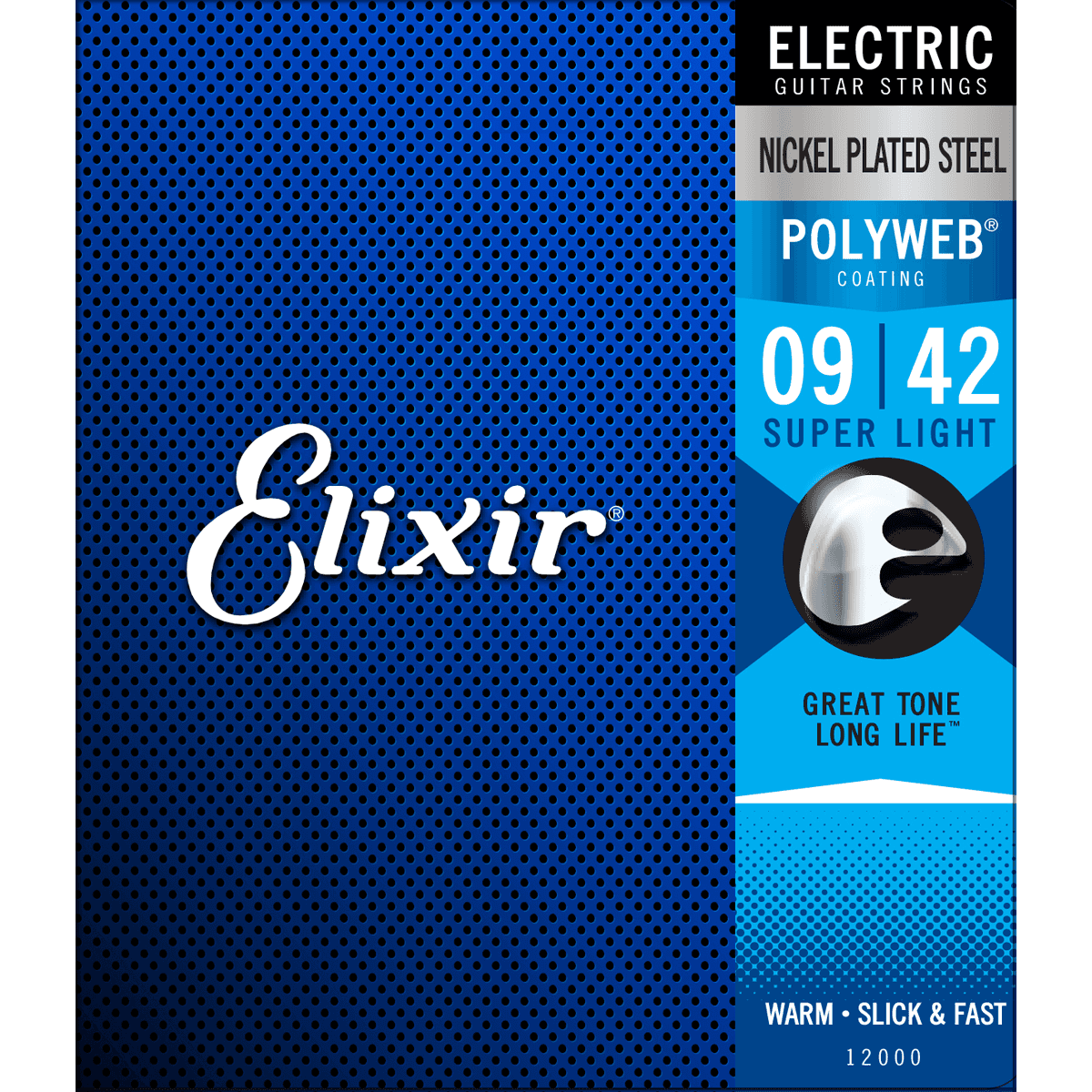 Elixir Super Light POLYWEB 09 - 42 Electric Guitar Strings