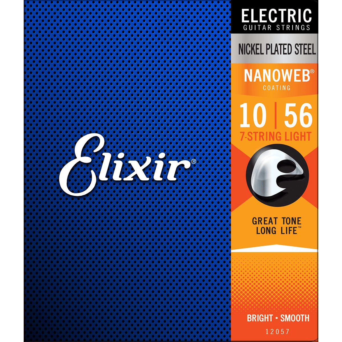 Nanoweb 10 - 56 Electric Guitar Strings | For 7-String Guitars | By Elixir