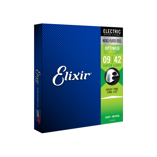 Elixir Super Light OPTIWEB 09 - 42 Electric Guitar Strings