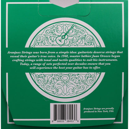 ARANJUEZ Concert Silver Set 400 Hard Tension Nylon / Silver Wound Strings Classical Guitar Strings | CRZ AR400