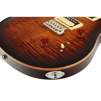 PRS SE Custom 24 Double Cut Electric Guitar | Black Gold Sunburst| CU44BG | PRS Gig Bag Included