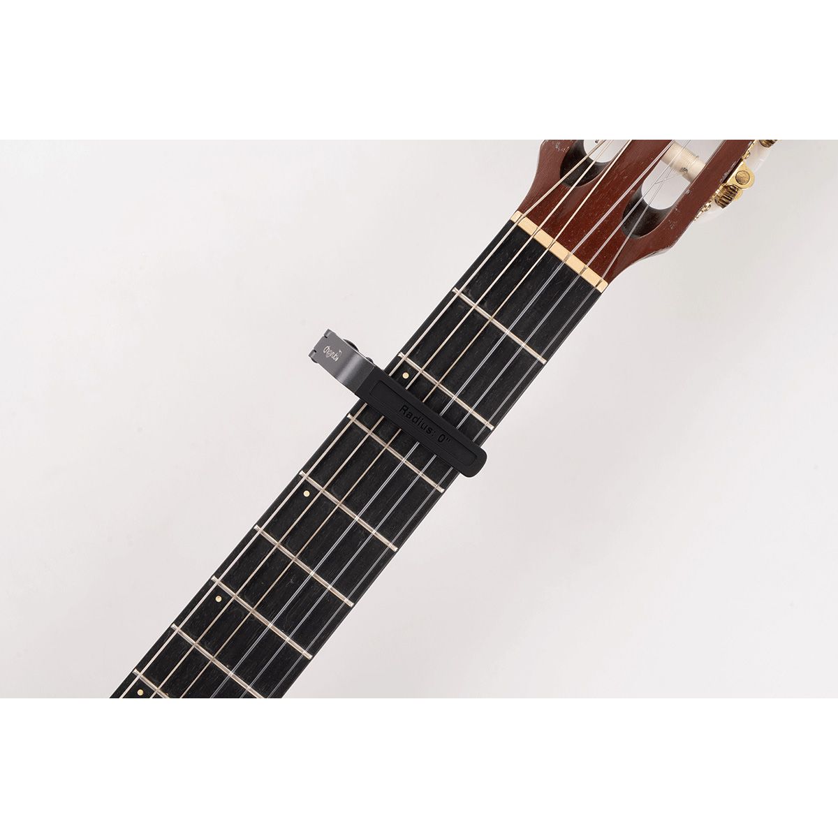 Cherub CGC1 Gemini Guitar Capo | Perfect Fit for Every Guitar | Includes 3 Soft Rubber Pads for Any Guitar Radius