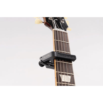 Cherub CGC1 Gemini Guitar Capo | Perfect Fit for Every Guitar | Includes 3 Soft Rubber Pads for Any Guitar Radius