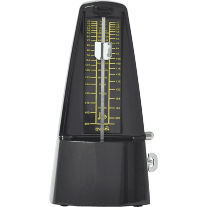 Mechanical Wind-up Metronome Pyramid Shape by Cherub | ECH WSM-330-BK