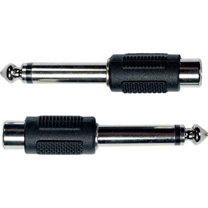 Adapter ECO AD03 by Yellow Cable | RCA female to 6.35mm Mono Male Jack | 2 pcs