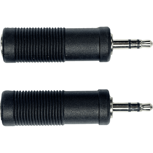 Adapter ECO AD06 by Yellow Cable | 6,35mm Stereo Female Jack to Stereo Mini Jack | 2 Pieces