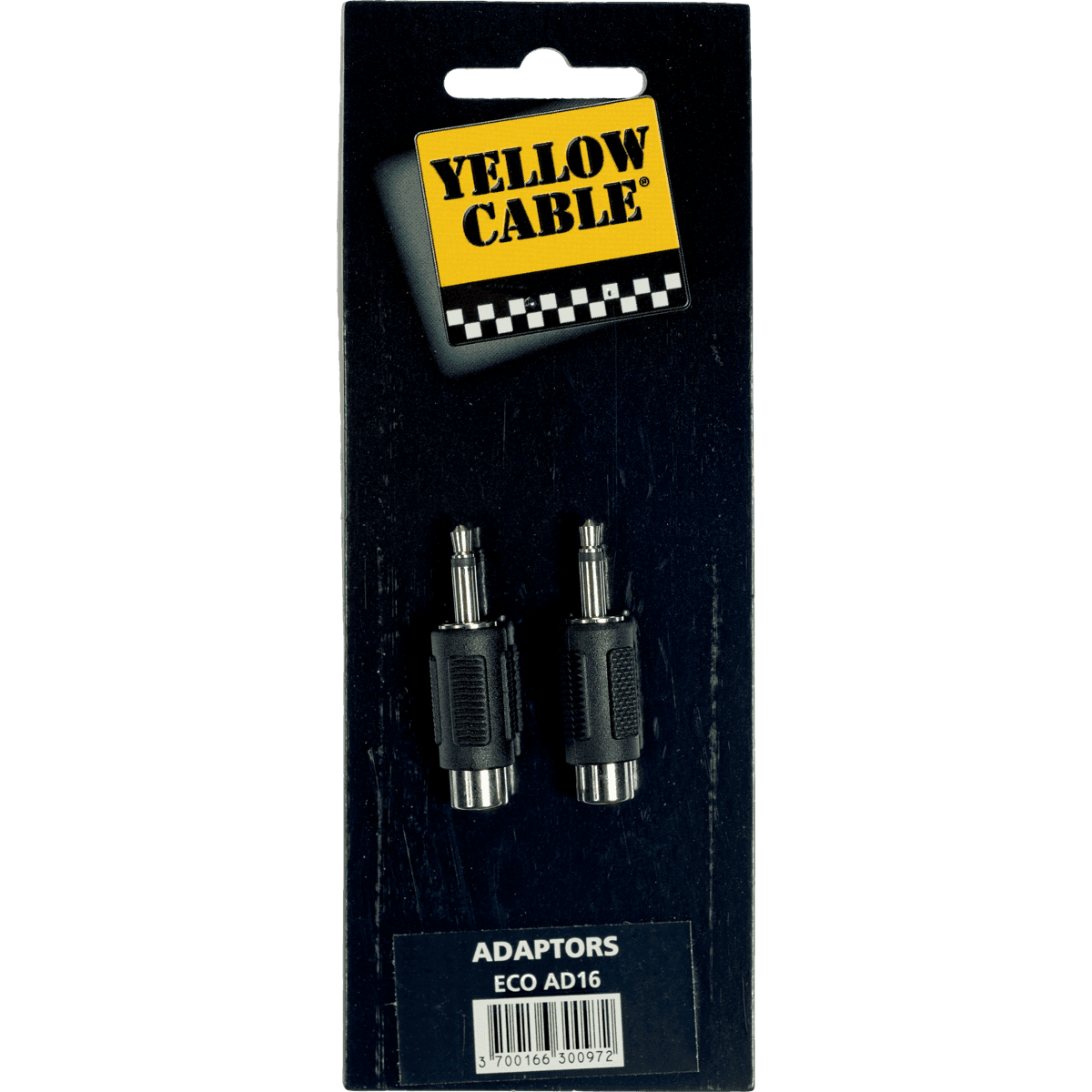 Adapter ECO AD16 by Yellow Cable | RCA female to Male Mono mini-jack 3.5mm | 2 pcs