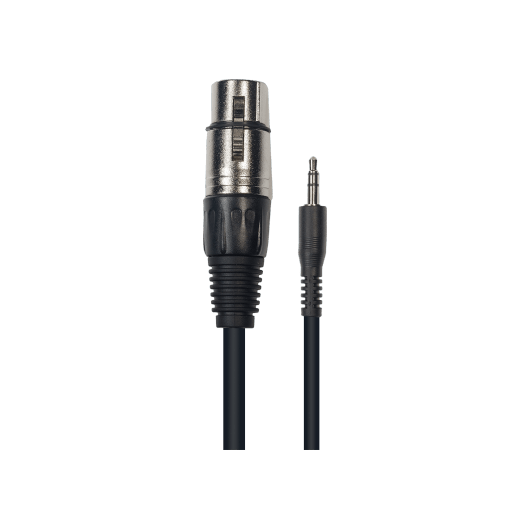 1/8"STE MOLDED PLUG/XLR FEMALE - NEUTRIK STYLE/3m | Audio Cable | By Yellow Cable