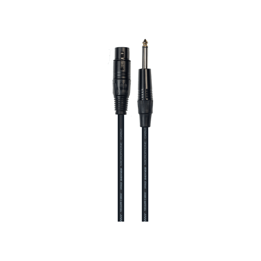 1/4" Mono Male Jack / XLR Female 3m  | Microphone Cable | By Yellow Cable