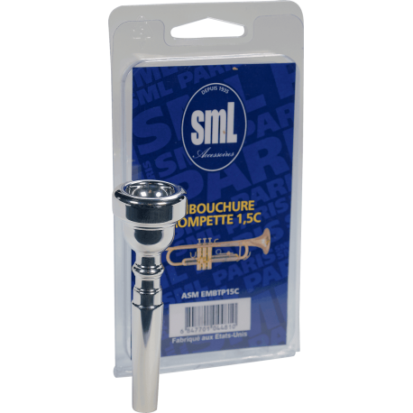 Silver Plate 1.5C for Trumpet by SML Paris | ASM EMBTP15C