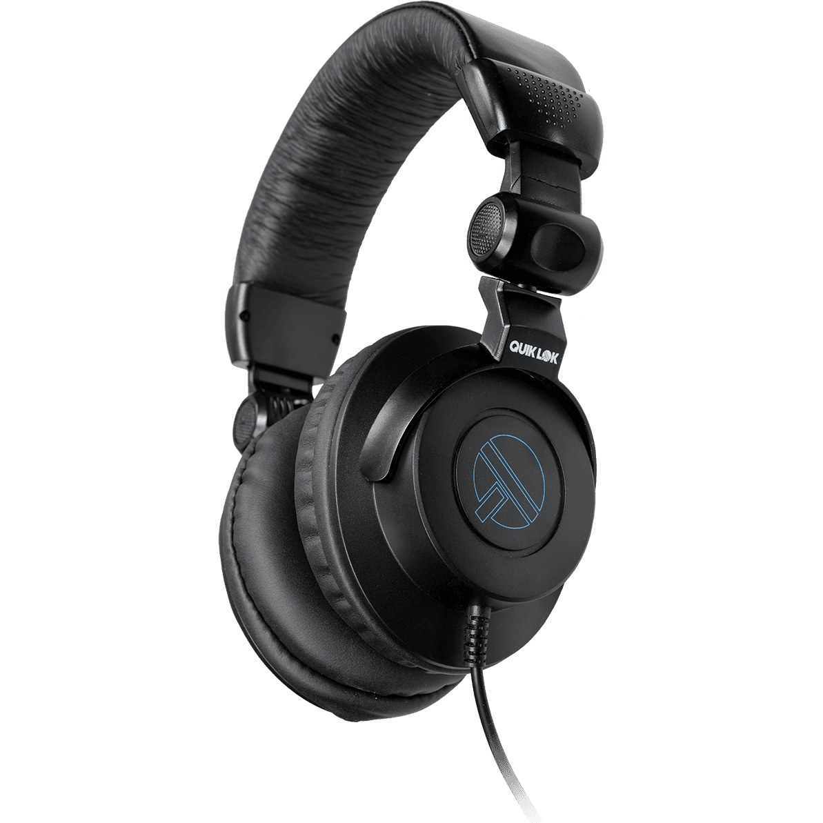 Quik Lok HP10 Closed Studio Headphones | Lightweight with Adjustable Headband | Perfect for Recording, Mixing and Monitoring