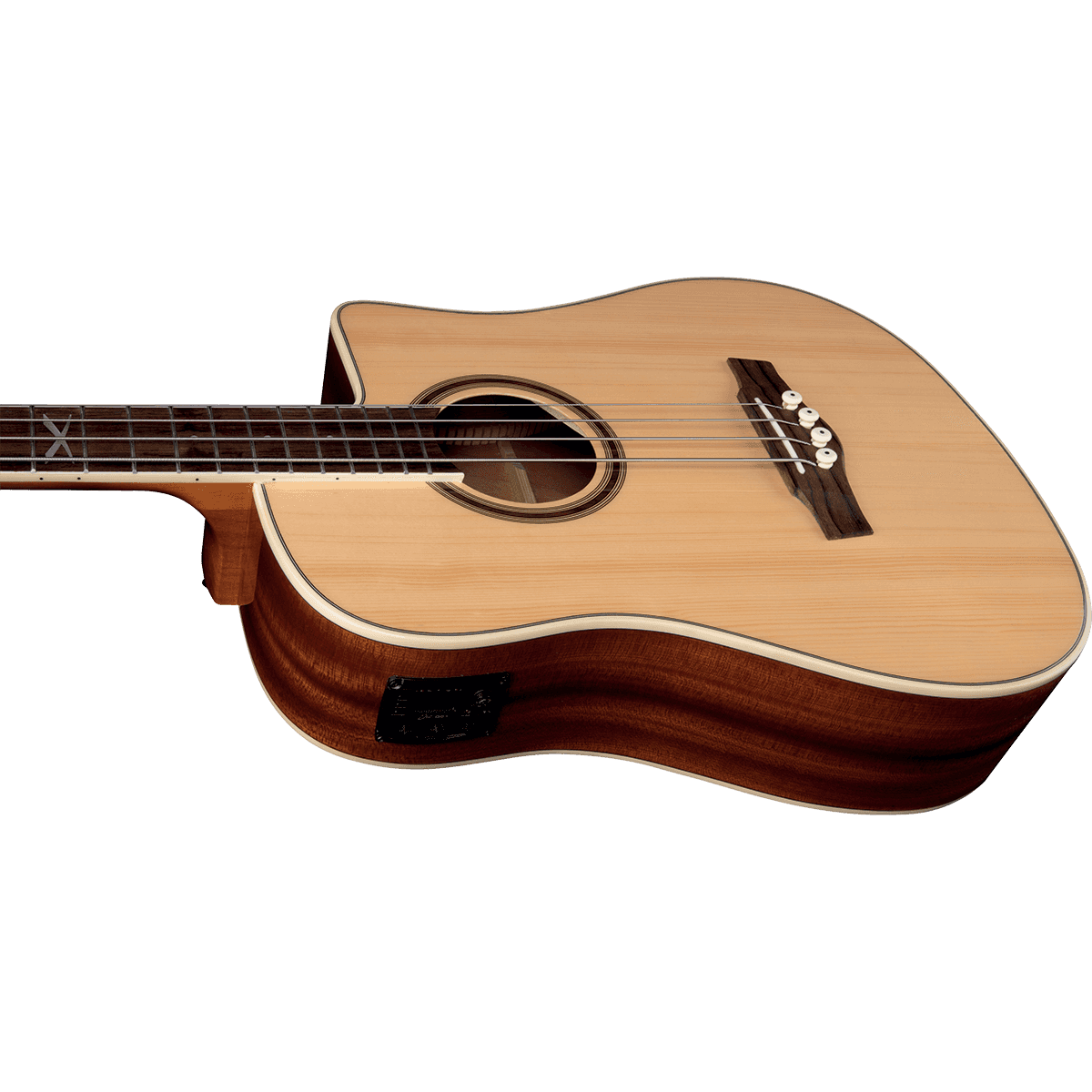NXT B100CWE Natural | Electro-Acoustic Bass Guitar by EKO | GEA NXT-B100CWE-NAT