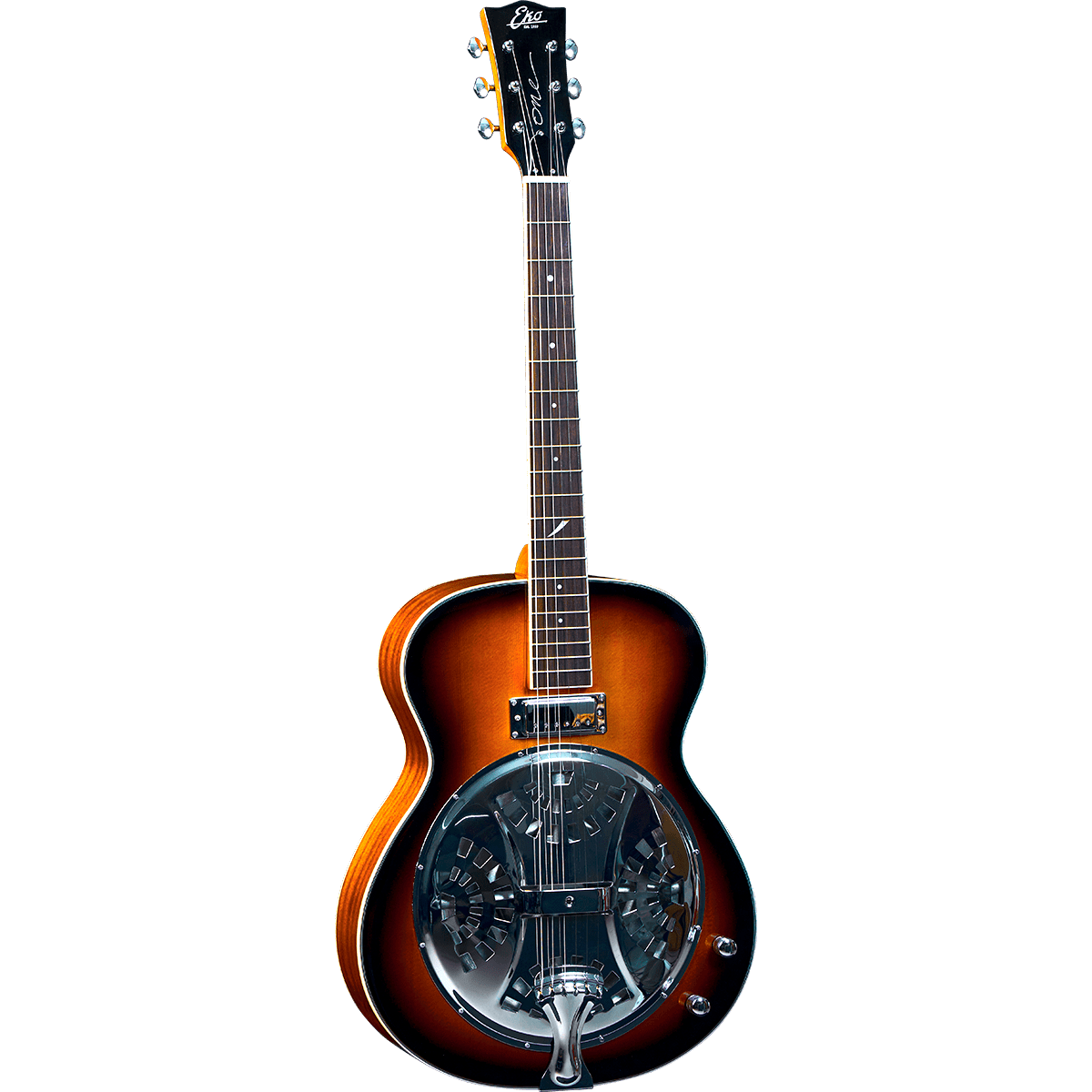EKO Electro Acoustic Resonator Guitar | Mini Humbucker | Sunburst Finish