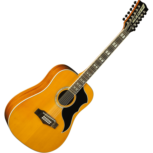 12 String Ranger VR XII by Eko | Dreadnought | Fishman Sonitone Preamp With Volume and Tone Control | Natural