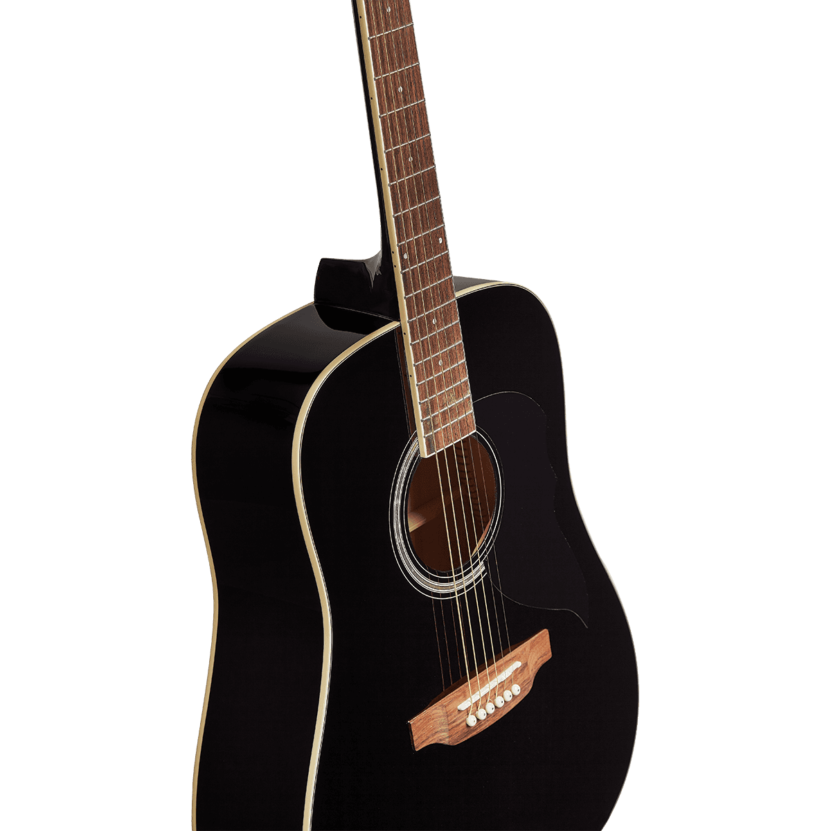 Ranger 6 Black by Eko Guitars | Dreadnought Guitar