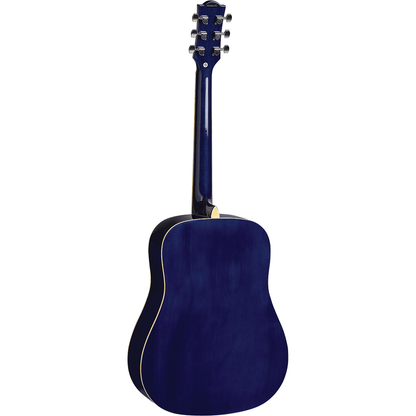 Ranger 6 Blue Acoustic Dreadnought Guitar by Eko Guitars