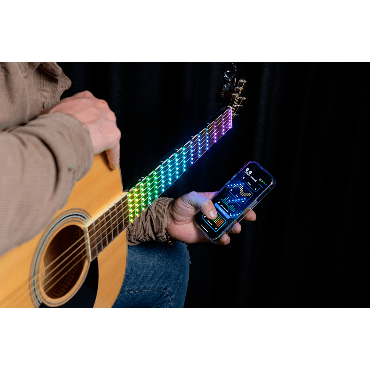 Ranger 6 Natural by Eko Guitars | Dreadnought Acoustic Guitar | Visual Note Bundle