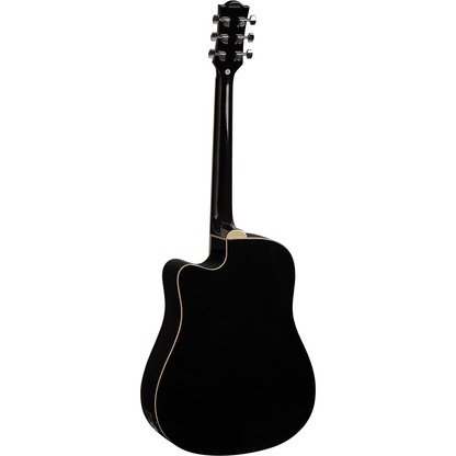 Ranger 6 Cutaway Black EQ | Electro Acoustic Guitar by Eko
