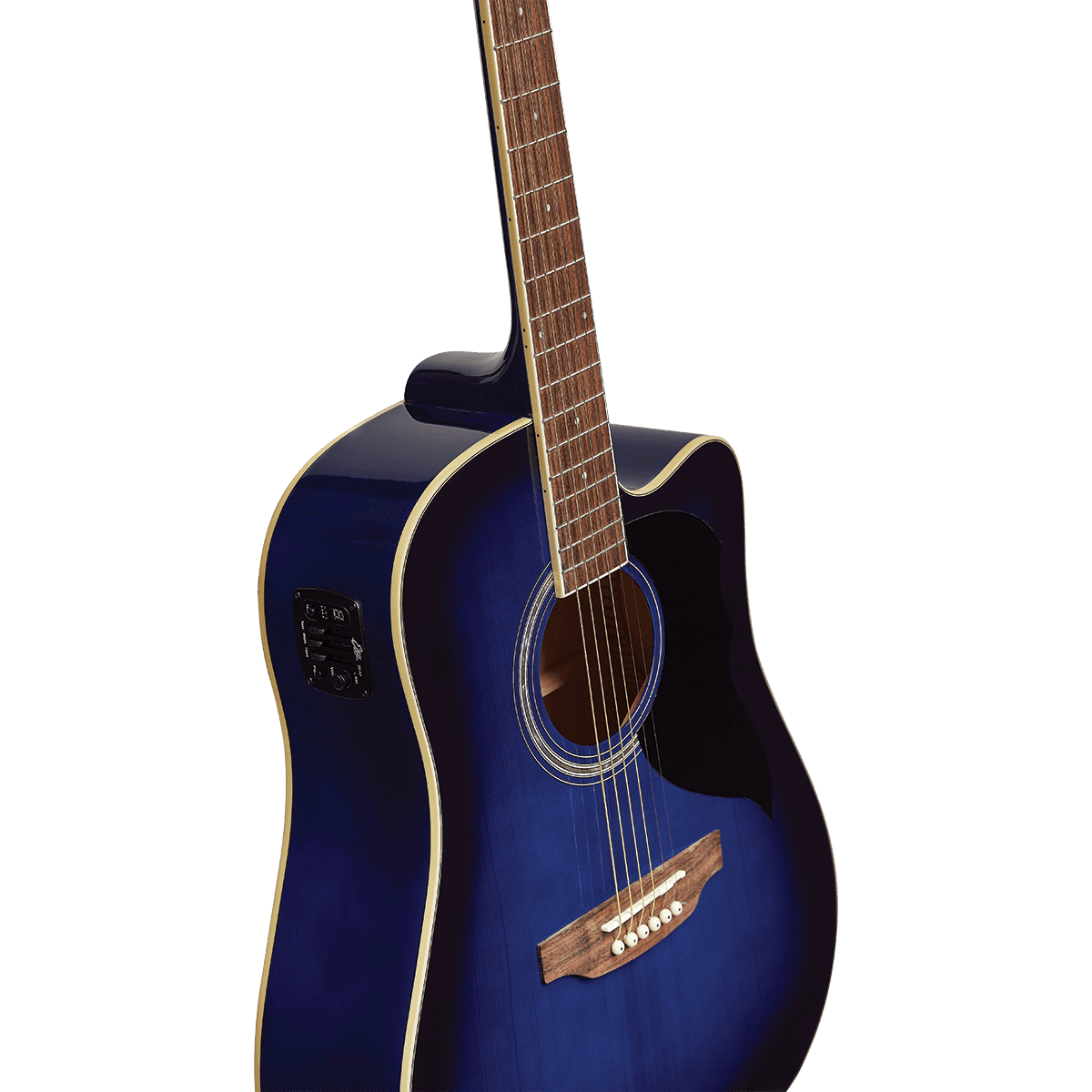 Ranger 6 Cutaway Blue EQ | Electro Acoustic Guitar by Eko