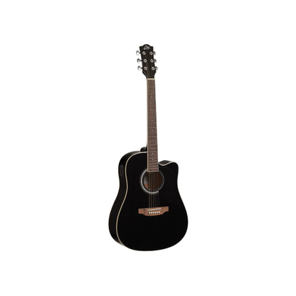 Ranger 6 Cutaway Black EQ | Electro Acoustic Guitar by Eko