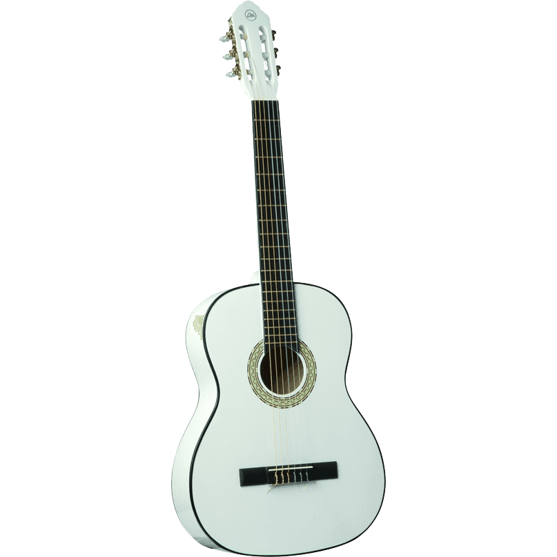 EKO CS-10 White | 4/4 Classical Guitar by Eko Guitars, Gig Bag Included