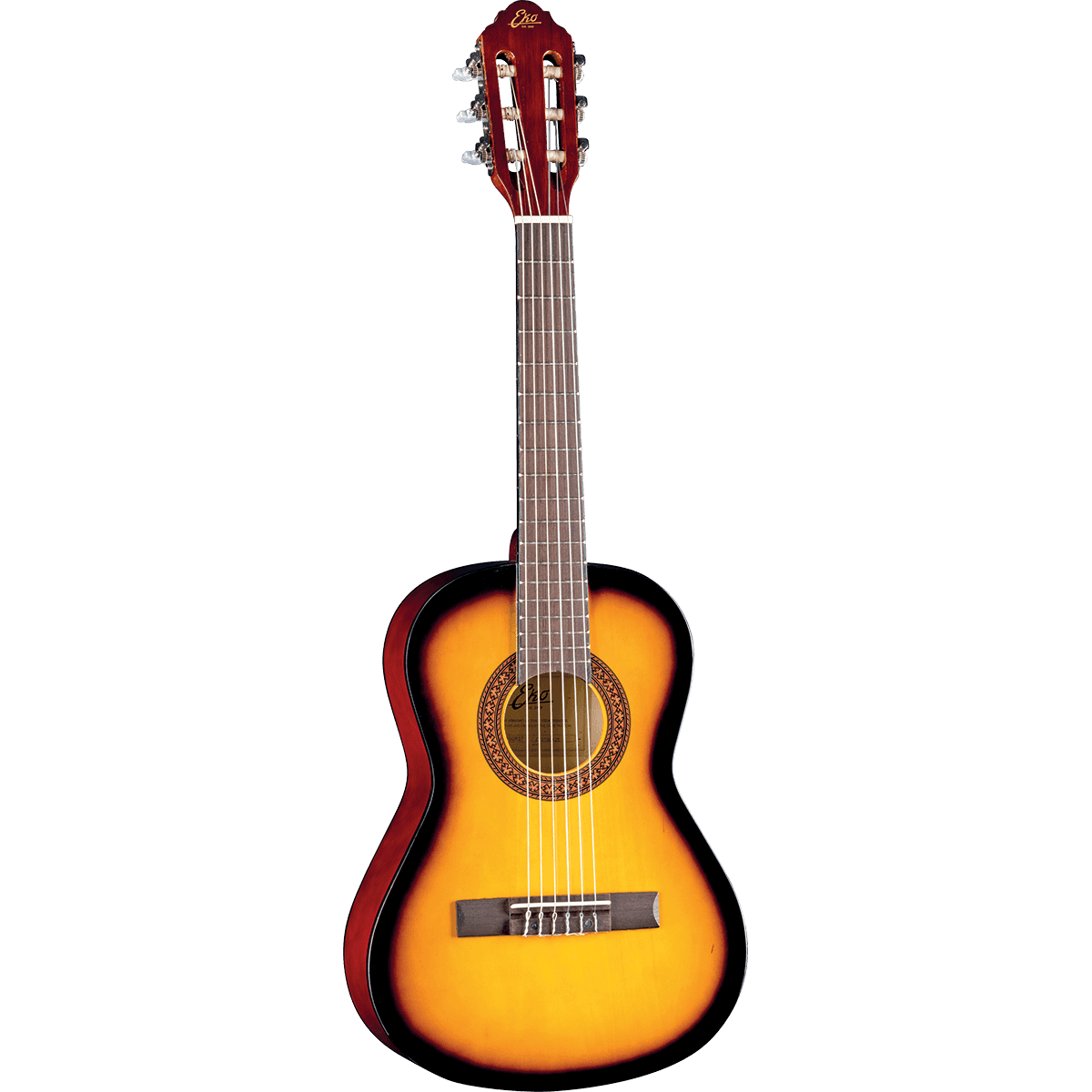 EKO CS-2 Sunburst | 1/2 Classical Guitar by Eko Guitars | Gig Bag Included | Great Beginner Guitar