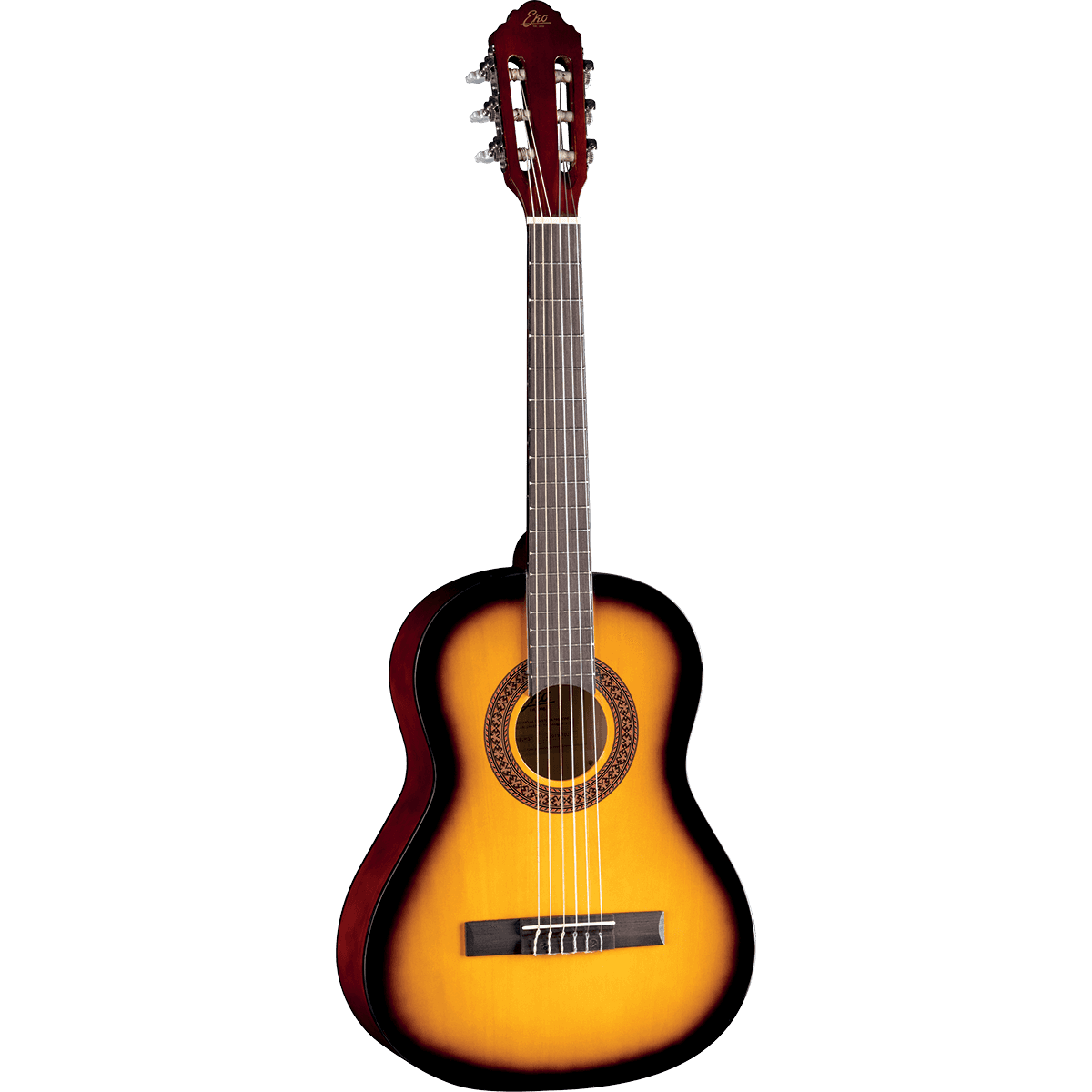 Eko CS-5 Sunburst | 3/4 Size Classical Guitar, Gig Bag included | Great for Beginners
