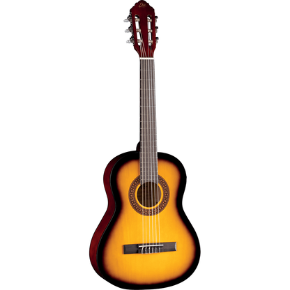 Eko CS-5 Sunburst | 3/4 Size Classical Guitar, Gig Bag included | Great for Beginners