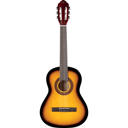 Eko CS-5 Sunburst | 3/4 Size Classical Guitar, Gig Bag included | Great for Beginners