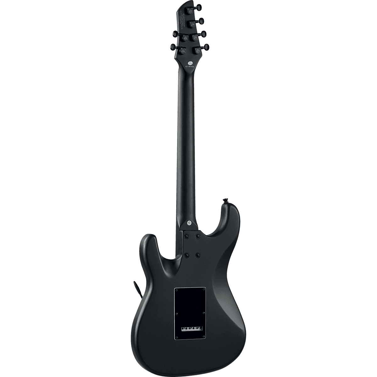 EKO Aire Stealth Matt Black Electric Guitar | HSS with Coil Split | ST-Type