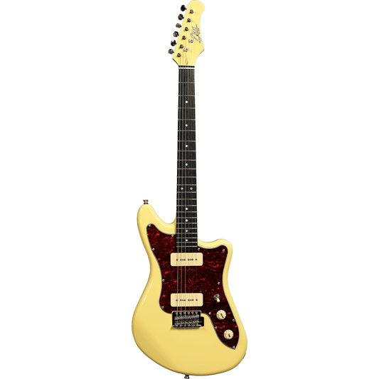 EKO Camaro VR 90 Electric Guitar | Cream Finish | P90 Pickups | Tremolo