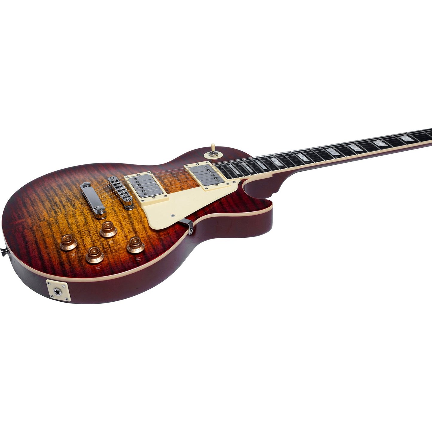 EKO LS300 Electric Guitar | Single Cut | Humbucker Pickups | Cherry Sunburst