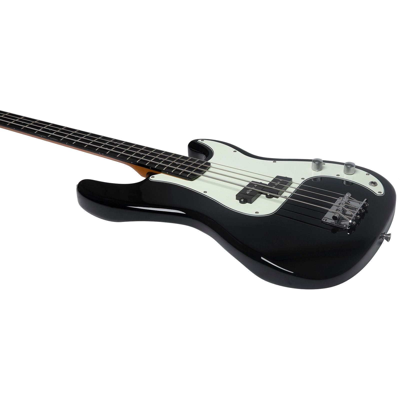 EKO PB300 Bass Guitar | Black Finish | Perfect for Beginners
