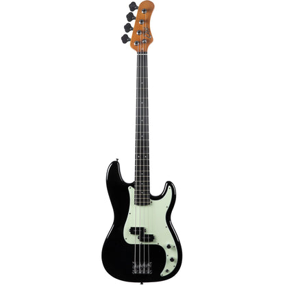 EKO PB300 Bass Guitar | Black Finish | Perfect for Beginners