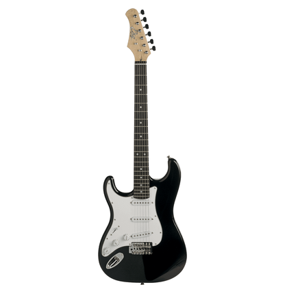 EKO S300BLK Left Handed Electric Guitar | Black | With Tremolo