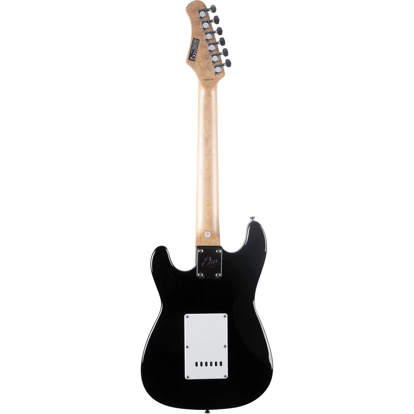 EKO ST100 3/4 Electric Guitar | Black Finish | Tremolo Bridge | 3 Single Coil Pickups