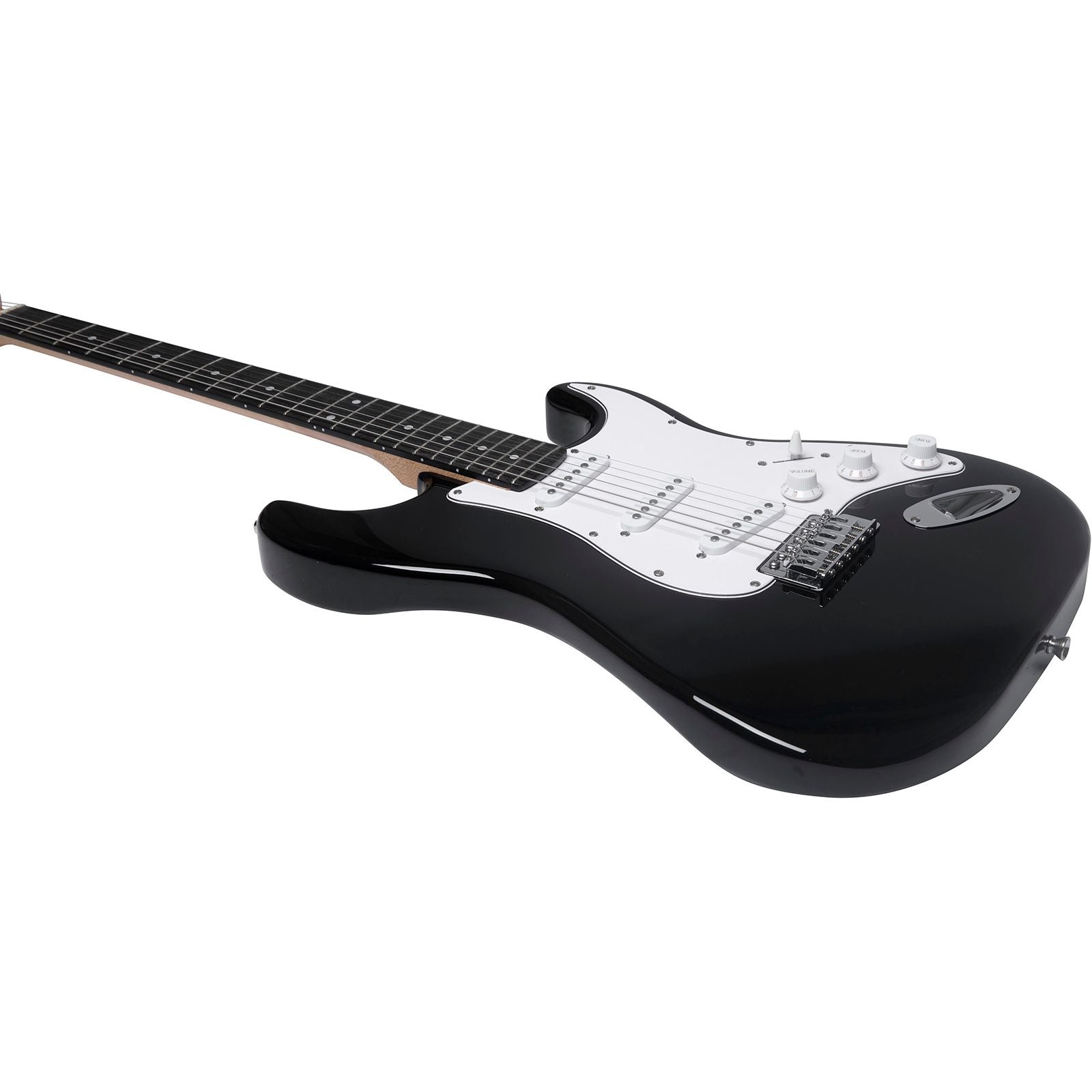 EKO ST100 3/4 Electric Guitar | Black Finish | Tremolo Bridge | 3 Single Coil Pickups